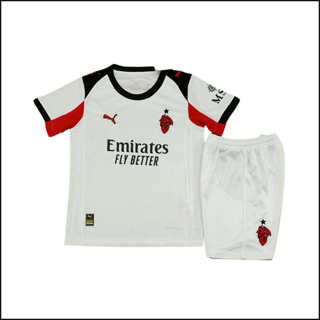 AC Milan - Equipación visitante para niños 25/26
