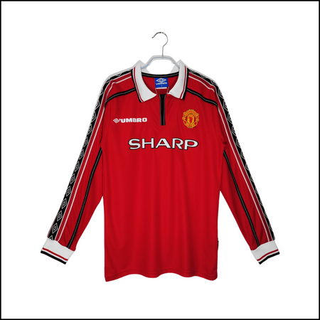 Manchester United - Maillot retro domicile manches longues 98-00