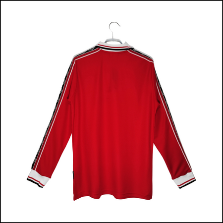 Manchester United - Camiseta retro de local de manga larga 98-00