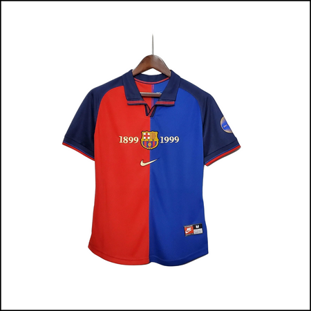 FC Barcelona - Camiseta Retro Primera equipación 99/00