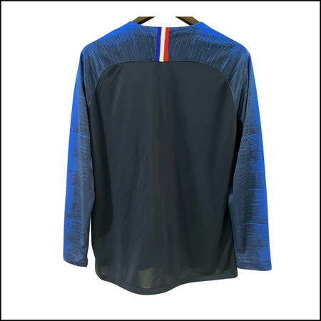 France - Maillot retro domicile manches longues 2018