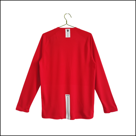 Manchester United - Camiseta retro de local de manga larga 07/09