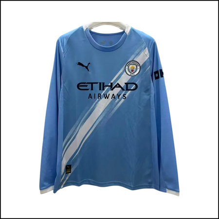 Manchester City - Camiseta de local de manga larga 25/26
