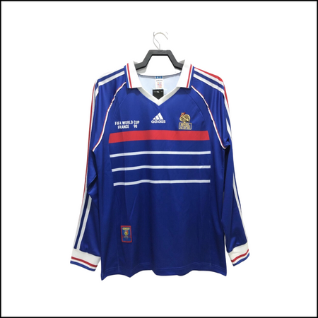 France - Maillot retro domicile manches longues 1998