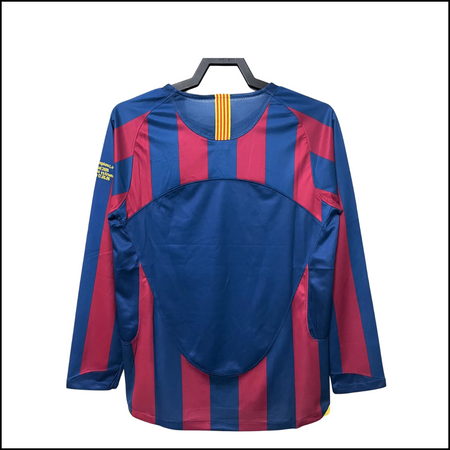 FC Barcelone - Maillot retro domicile manches longues 05/06