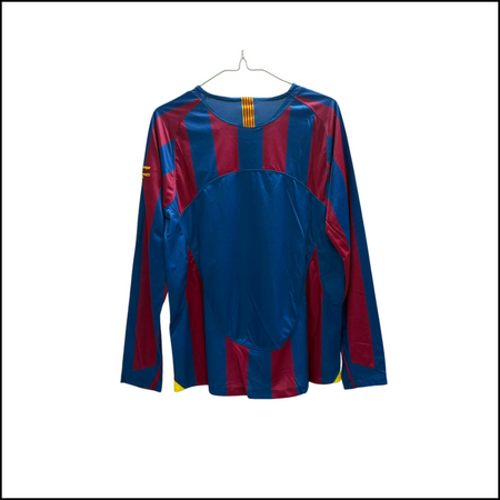 FC Barcelona - Camiseta retro de manga larga local 05/06
