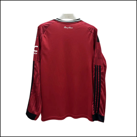Manchester United - Camiseta de local de manga larga 25/26