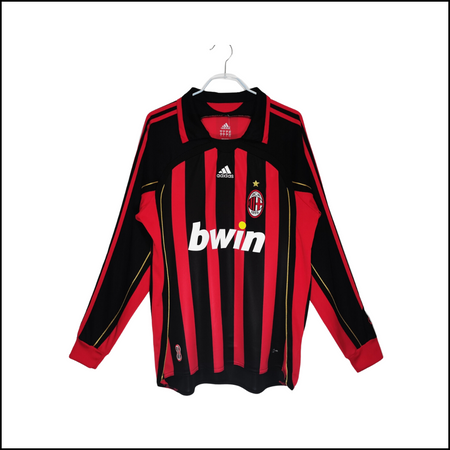 AC Milan - Camiseta retro de manga larga para local 06/07
