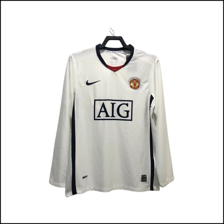 Manchester United - Maillot retro exterieur manches longues 08/09