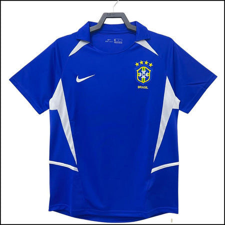 Camiseta retro de visitante de Brasil 2002
