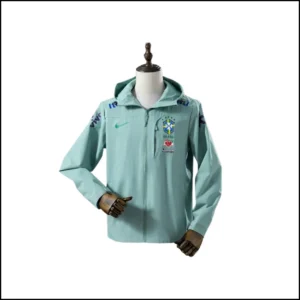 Brésil - Veste coupe vent turquoise