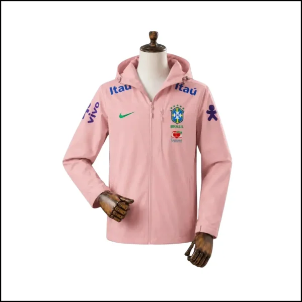 Brésil - Veste coupe vent rose
