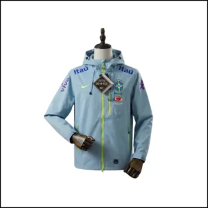 Brésil - Veste coupe vent bleue