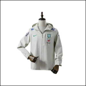 Brésil - Veste coupe vent blanche